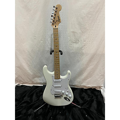 Squier Used Squier Standard Stratocaster Olympic White Solid Body Electric Guitar