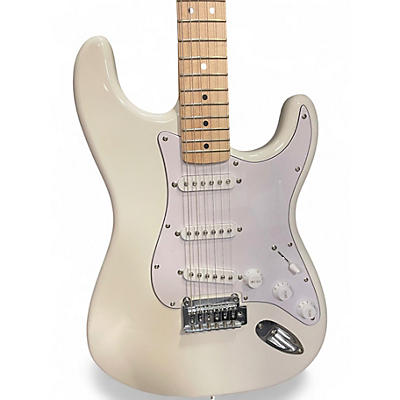 Used Squier Standard Stratocaster Olympic White Solid Body Electric Guitar