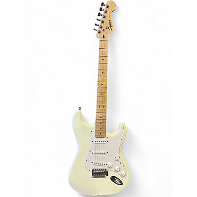Used Squier Standard Stratocaster Olympic White Solid Body Electric Guitar