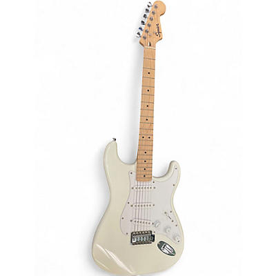 Used Squier Standard Stratocaster Olympic White Solid Body Electric Guitar