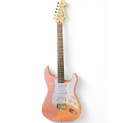 Used Squier Standard Stratocaster Pink Solid Body Electric Guitar