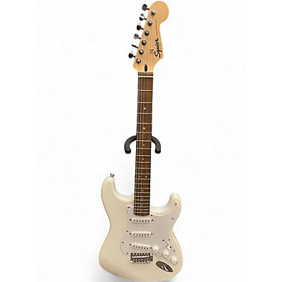 Used Squier Standard Stratocaster Polar White Solid Body Electric Guitar