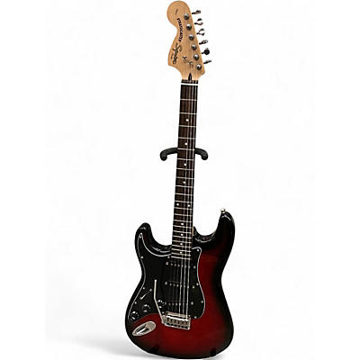 Used Squier Standard Stratocaster RED BURST Solid Body Electric Guitar