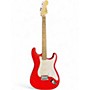 Used Squier Standard Stratocaster Red Sparkle Solid Body Electric Guitar Red Sparkle