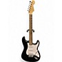 Used Squier Standard Stratocaster Satin Black Solid Body Electric Guitar Satin Black