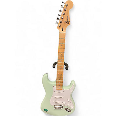 Squier Used Squier Standard Stratocaster Seafoam Green Solid Body Electric Guitar