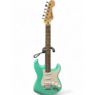 Used Squier Standard Stratocaster Seafoam Green Solid Body Electric Guitar