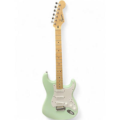 Used Squier Standard Stratocaster Seafoam Green Solid Body Electric Guitar
