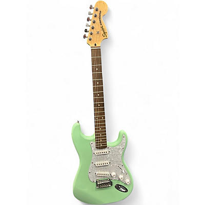 Used Squier Standard Stratocaster Seafoam Green Solid Body Electric Guitar