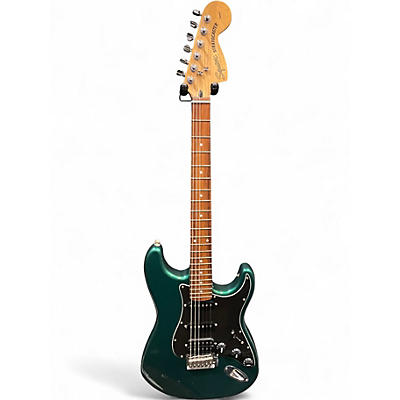 Used Squier Standard Stratocaster Sherwood Green Metallic Solid Body Electric Guitar