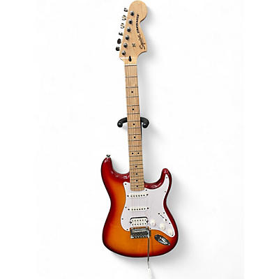 Used Squier Standard Stratocaster Sienna Sunburst Solid Body Electric Guitar
