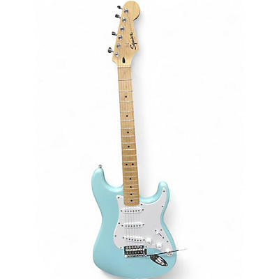 Used Squier Standard Stratocaster Sonic Blue Solid Body Electric Guitar