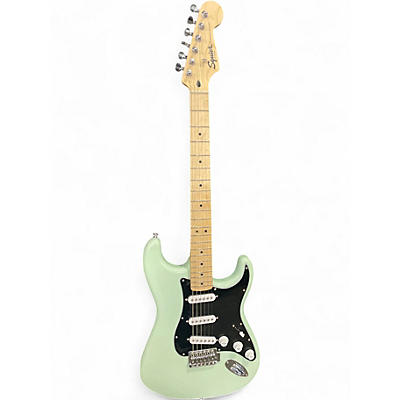 Used Squier Standard Stratocaster Surf Green Solid Body Electric Guitar