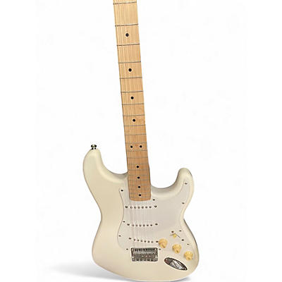 Used Squier Standard Stratocaster White Solid Body Electric Guitar