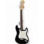 Used Squier Standard Stratocaster black Solid Body Electric Guitar black
