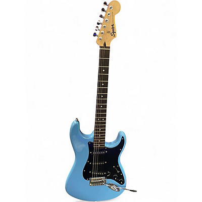 Used Squier Standard Stratocaster blue Solid Body Electric Guitar