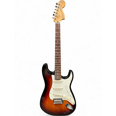 Used Squier Standard Stratocaster sunburst Solid Body Electric Guitar