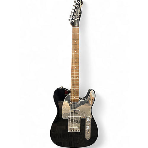 Used Squier Standard Telecaster Black Chrome Solid Body Electric Guitar Black Chrome