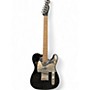 Used Squier Standard Telecaster Black Chrome Solid Body Electric Guitar Black Chrome
