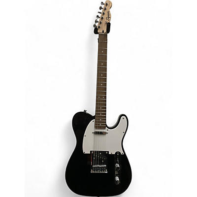 Used Squier Standard Telecaster Black Solid Body Electric Guitar