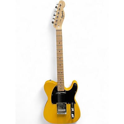 Used Squier Standard Telecaster Butterscotch Blonde Solid Body Electric Guitar