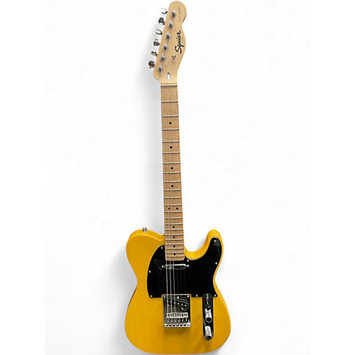 Used Squier Standard Telecaster Butterscotch Blonde Solid Body Electric Guitar Butterscotch Blonde