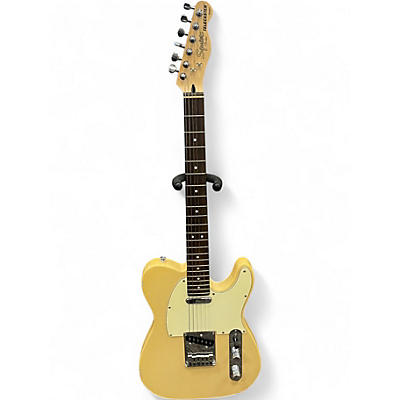 Used Squier Standard Telecaster Butterscotch Blonde Solid Body Electric Guitar