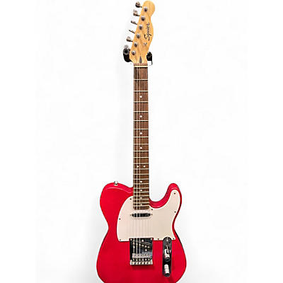 Used Squier Standard Telecaster Red Sparkle Solid Body Electric Guitar