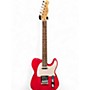 Used Squier Standard Telecaster Red Sparkle Solid Body Electric Guitar Red Sparkle