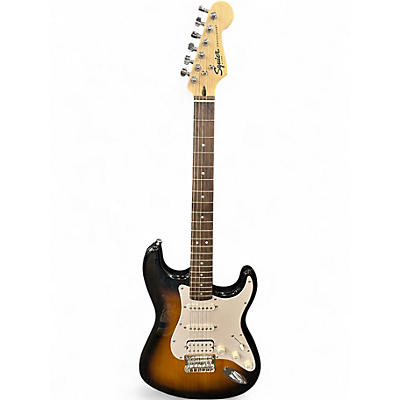 Used Squier Stratocaster 2 Color Sunburst Solid Body Electric Guitar