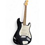 Used Squier Stratocaster Black and White Solid Body Electric Guitar Black and White
