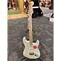 Used Squier Used Squier Stratocaster Duncan Designed Pickups Vintage White Solid Body Electric Guitar Vintage White