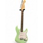 Used Squier Stratocaster  Green Solid Body Electric Guitar Green