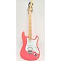 Used Squier Used Squier Stratocaster HSS Atomic Pink Solid Body Electric Guitar Atomic Pink