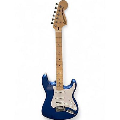 Used Squier Stratocaster HSS BLUE Solid Body Electric Guitar