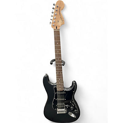 Used Squier Stratocaster HSS Black Solid Body Electric Guitar