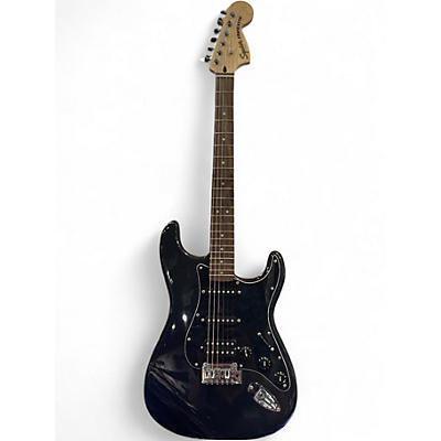 Used Squier Stratocaster HSS Black Solid Body Electric Guitar