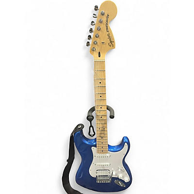 Used Squier Stratocaster HSS Blue Solid Body Electric Guitar