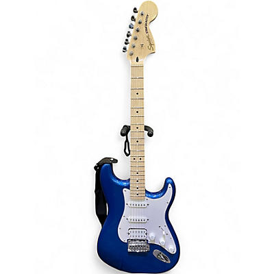 Used Squier Stratocaster HSS Blue Solid Body Electric Guitar