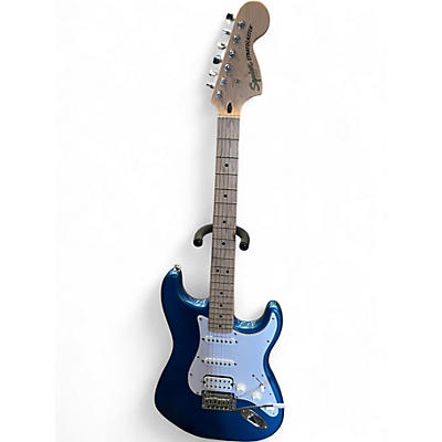 Used Squier Stratocaster HSS Blue Solid Body Electric Guitar