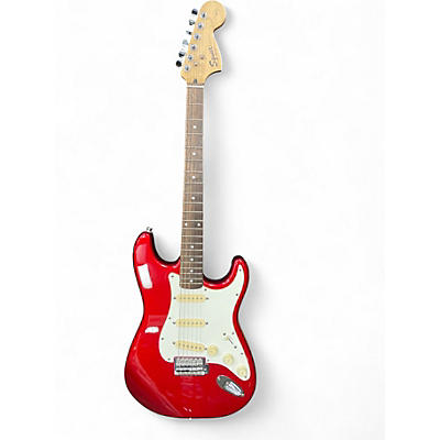 Used Squier Stratocaster HSS Candy Apple Red Solid Body Electric Guitar