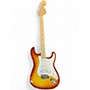 Used Squier Stratocaster HSS Cherry Sunburst Solid Body Electric Guitar Cherry Sunburst