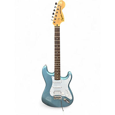 Used Squier Stratocaster HSS Ice Blue Metallic Solid Body Electric Guitar