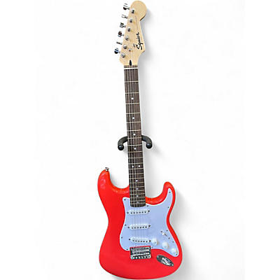 Used Squier Stratocaster HSS Maple Solid Body Electric Guitar