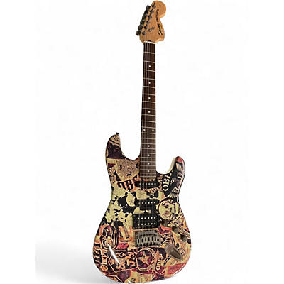 Used Squier Stratocaster HSS Obey  Solid Body Electric Guitar