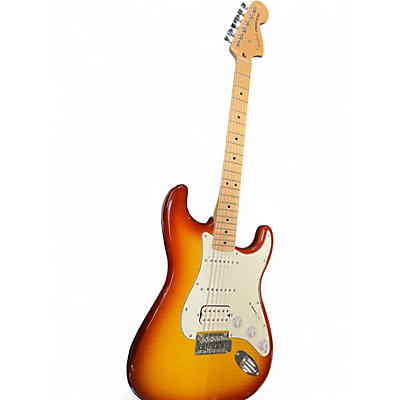 Used Squier Stratocaster HSS SUNBURST Solid Body Electric Guitar