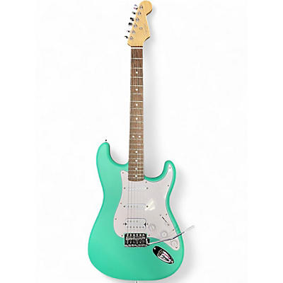 Used Squier Stratocaster HSS Seafoam Green Solid Body Electric Guitar