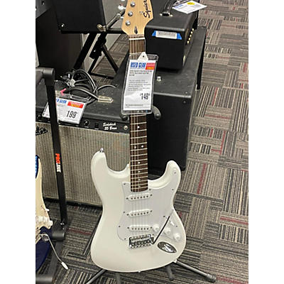 Squier Used Squier Stratocaster HSS White Solid Body Electric Guitar