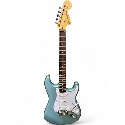 Used Squier Stratocaster II Metallic Light Blue Solid Body Electric Guitar