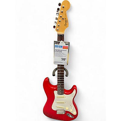 Squier Used Squier Stratocaster II Red Solid Body Electric Guitar